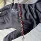Elegant Red Stone Silver Bracelet | Women’s Fashion Jewelry