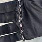 Moonlit Vine Blossom Bracelet | Silver Floral Crystal Bracelet