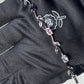 Moonlit Vine Blossom Bracelet | Silver Floral Crystal Bracelet