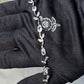 Elegant White Zircon Vine Bracelet | Silver-Tone Bracelet for Women