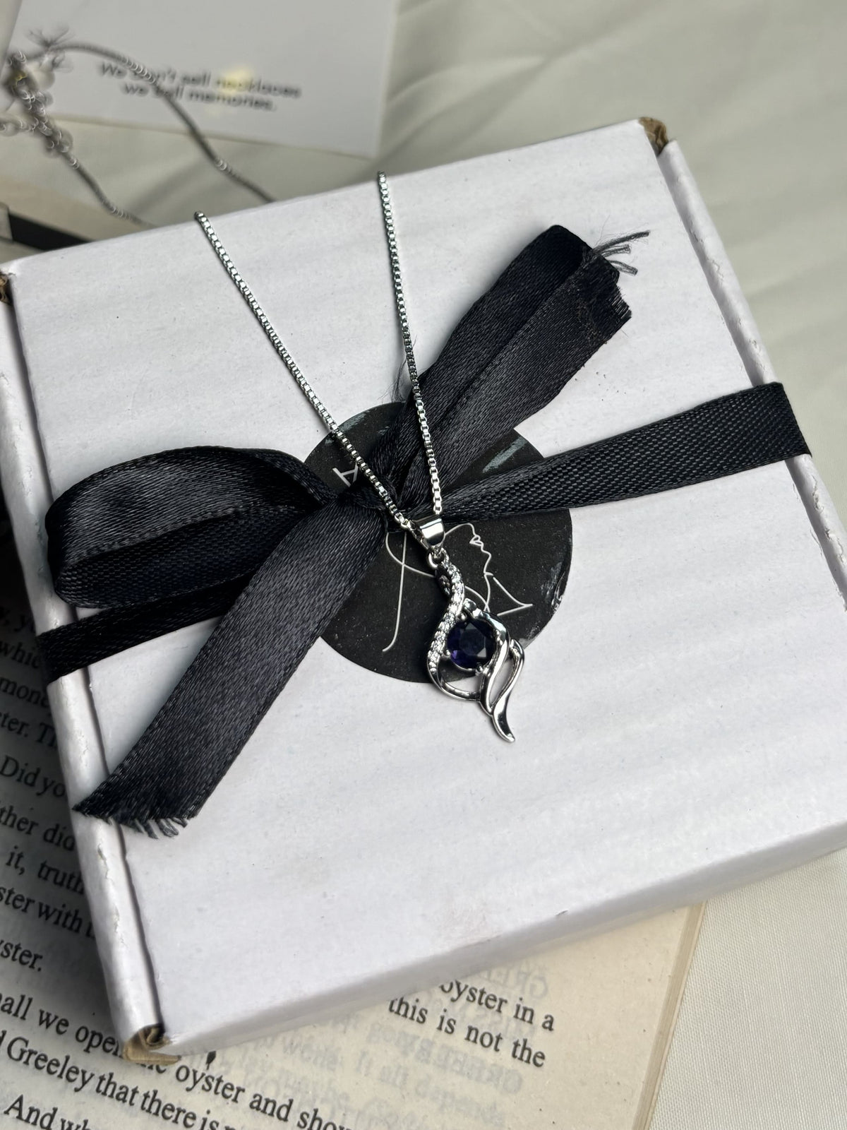 SOLIS Korean  Zircon Pendant | Premium Silver & Rhodium Finish
