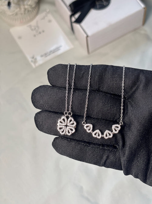 2 in 1 Magic Clover Necklace | Convertible  Pendant