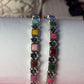 Multicolor Oxidized Bangles | Colorful Floral Design